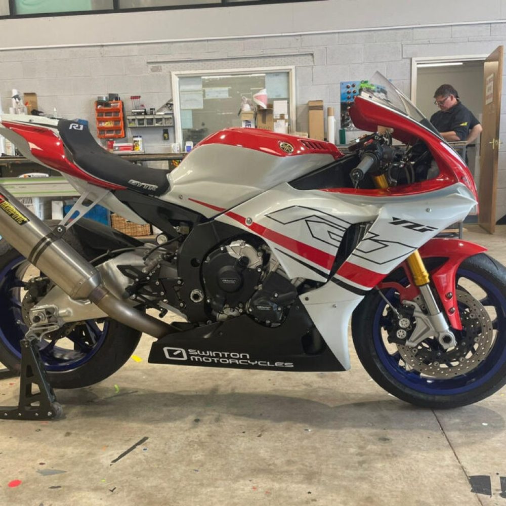 Swinton motorcycles yamaha after paint
